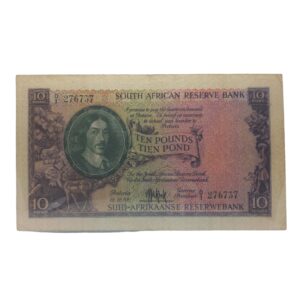 MH de Kock Tien/Ten Pound South African Bank Note